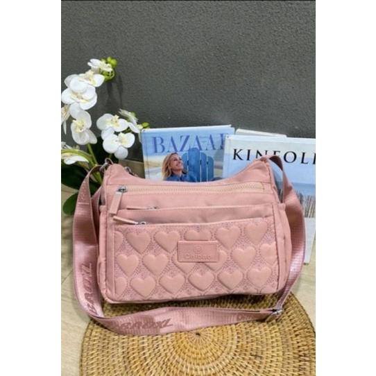 Tas wanita slempang 5 Res Ori Chibao 2147-AB-56