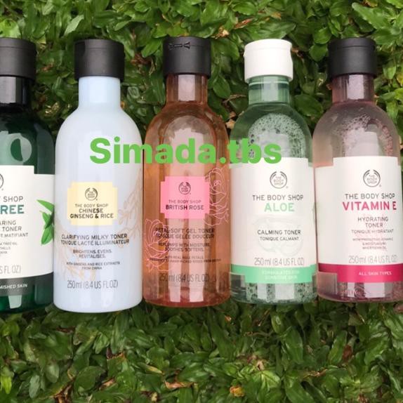 MRC933 Toner The Body Shop (Tea tree/BritishRose/Aloe/vitE/ChineseGingseng) .,.,.,.,