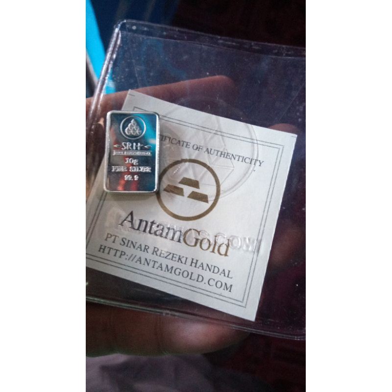perak batangan murni SRh 10g