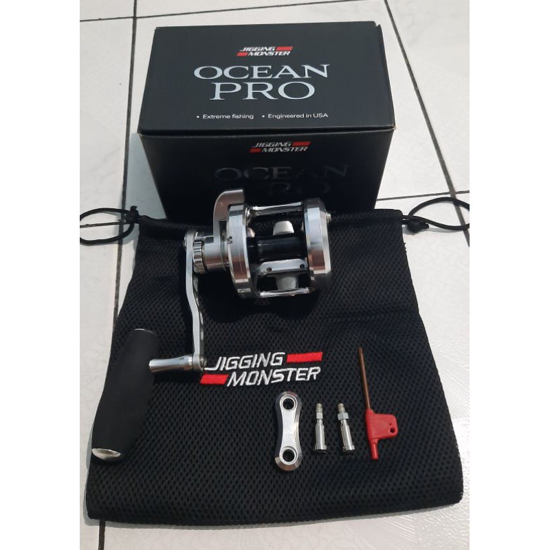 Reel OH JIGGING MONSTER OCEAN PRO (SILVER BLACK) (LEFT HANDLE) 600L