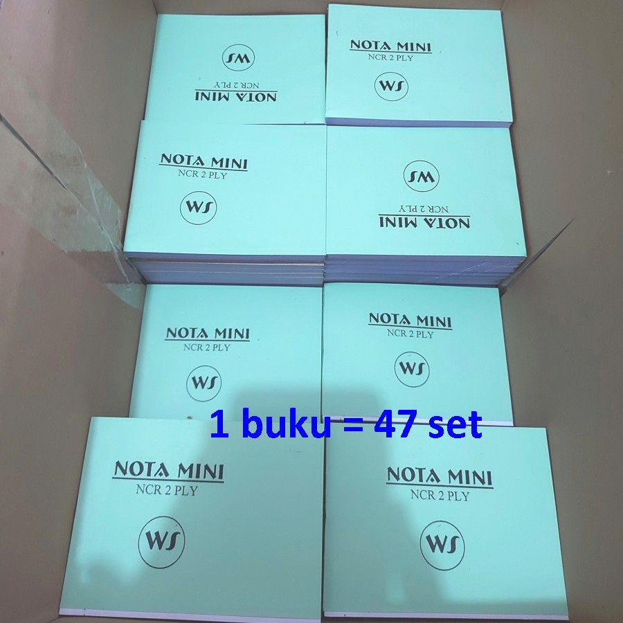 

Nota mini ncr rangkap 2 - 10 buku