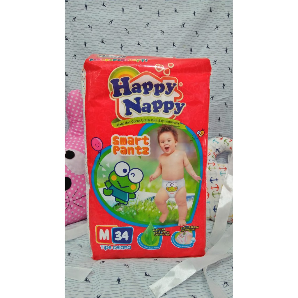 Happy Nappy Smart Pants M34 - HTA SUSU / PAMPERS / DIAPERS