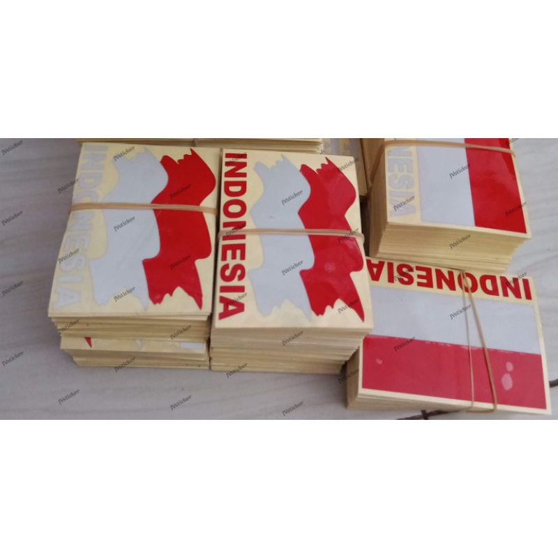 

sticker bendera Indonesia cutting sticker