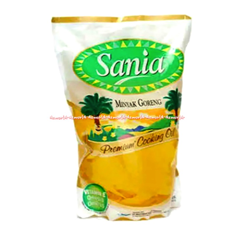 Sania 1L Minyak Goreng Sawit Sanya Migor Untuk Masakan Gorengan Kemasan Pouch Plastik Kelapa Sawit Sannia 1 Litter Refill Isi Ulang