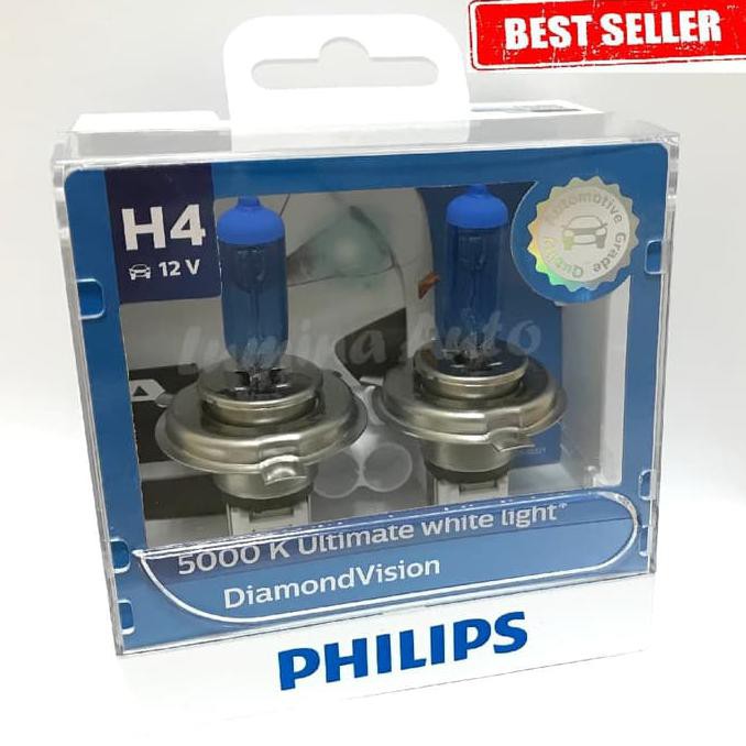 Philips Diamond Vision H4 5000K