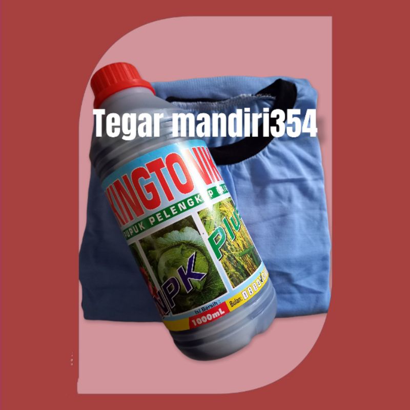 Bonus kaos Pupuk cair npk plus king tonik 1liter