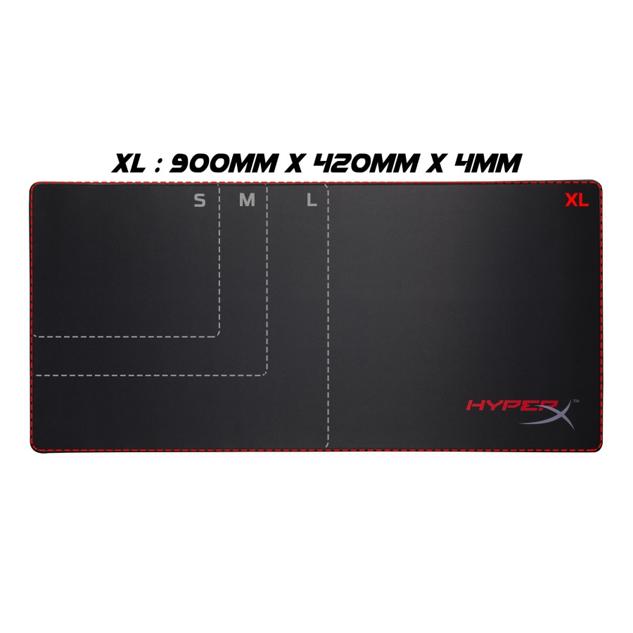 Mousepad HyperX Fury S Pro For Precision - M / L / X-Large - Gaming