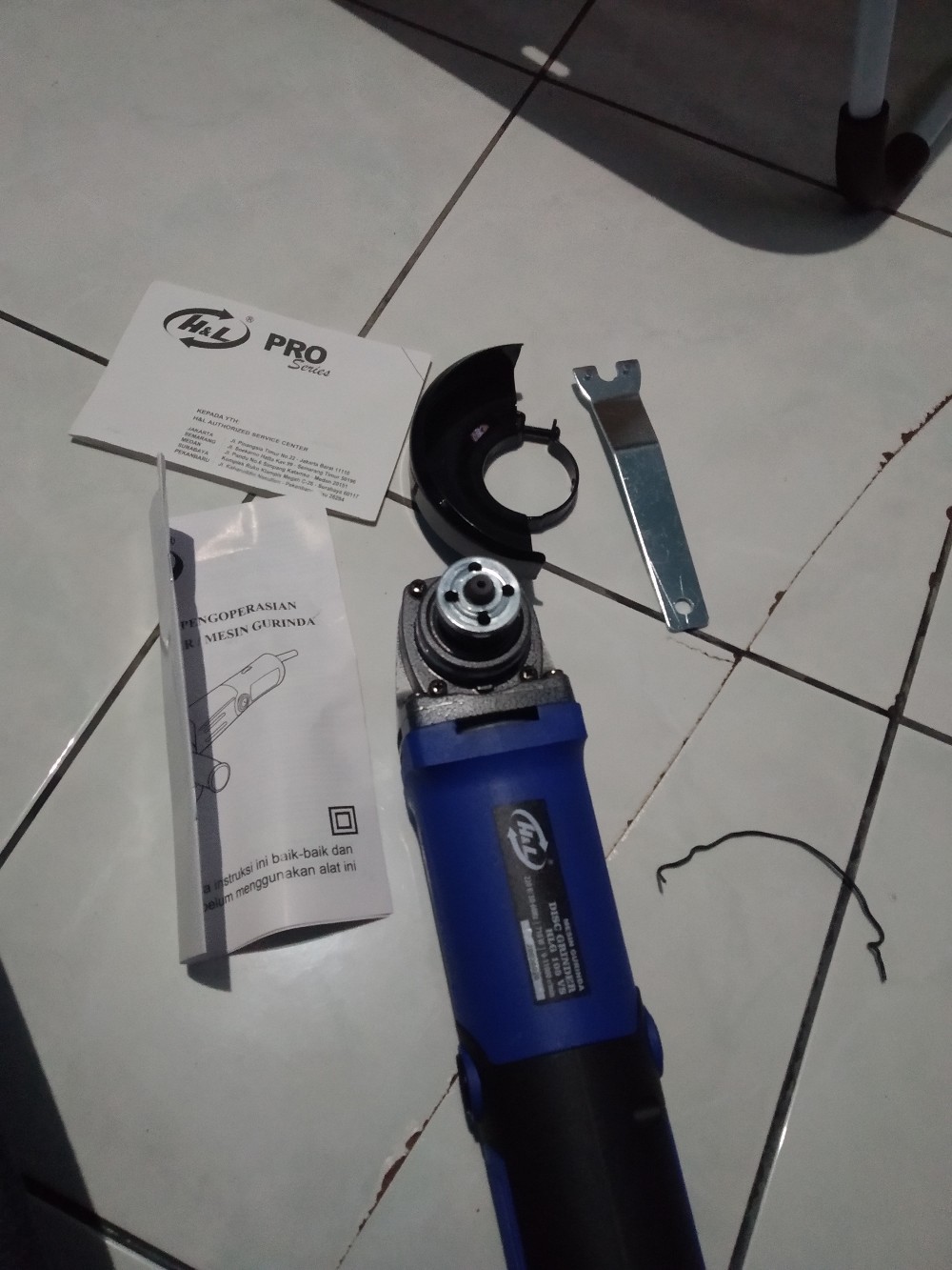 Mesin Gerinda/gurinda Tangan/disc Grinder 4 Hlg 105 Vs Variable Speed