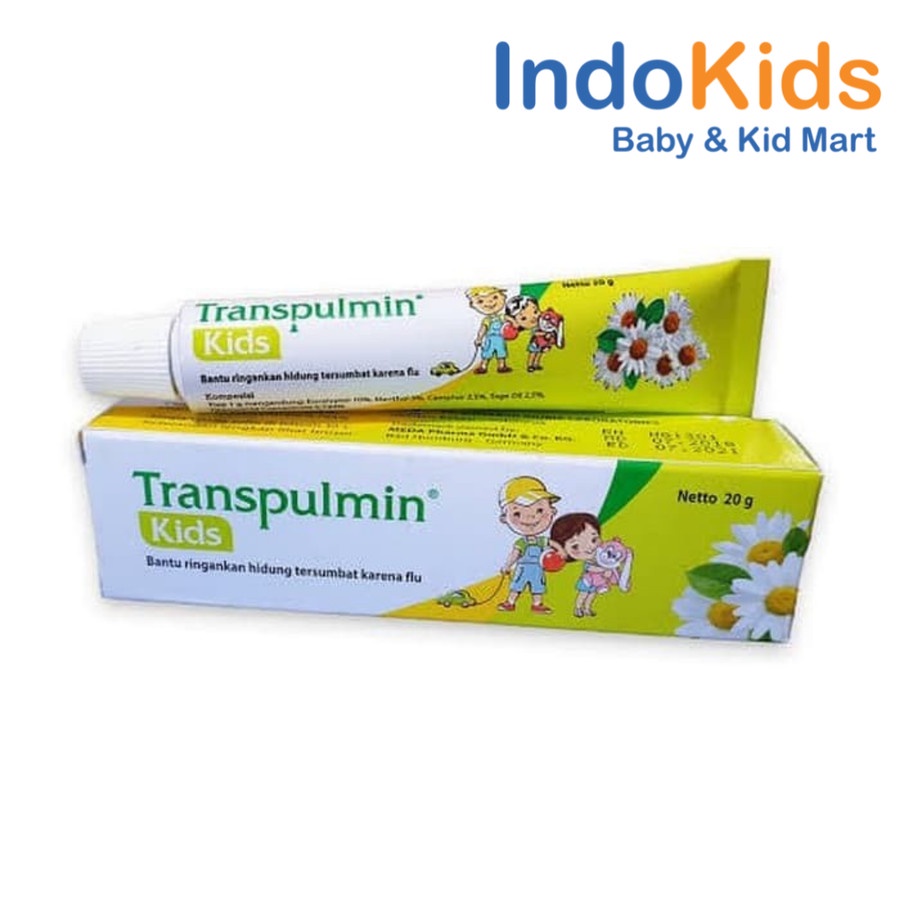 Transpulmin Kids Balsam 20 gram (2 tahun keatas - dewasa) kemasan baru