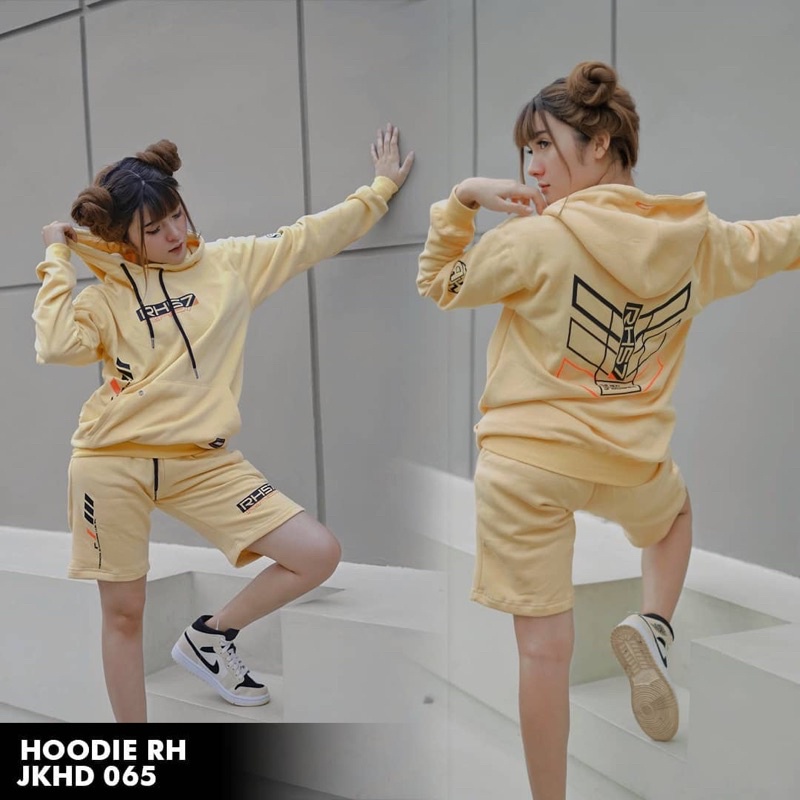 RH57 ONESET CELANA PENDEK (cream)