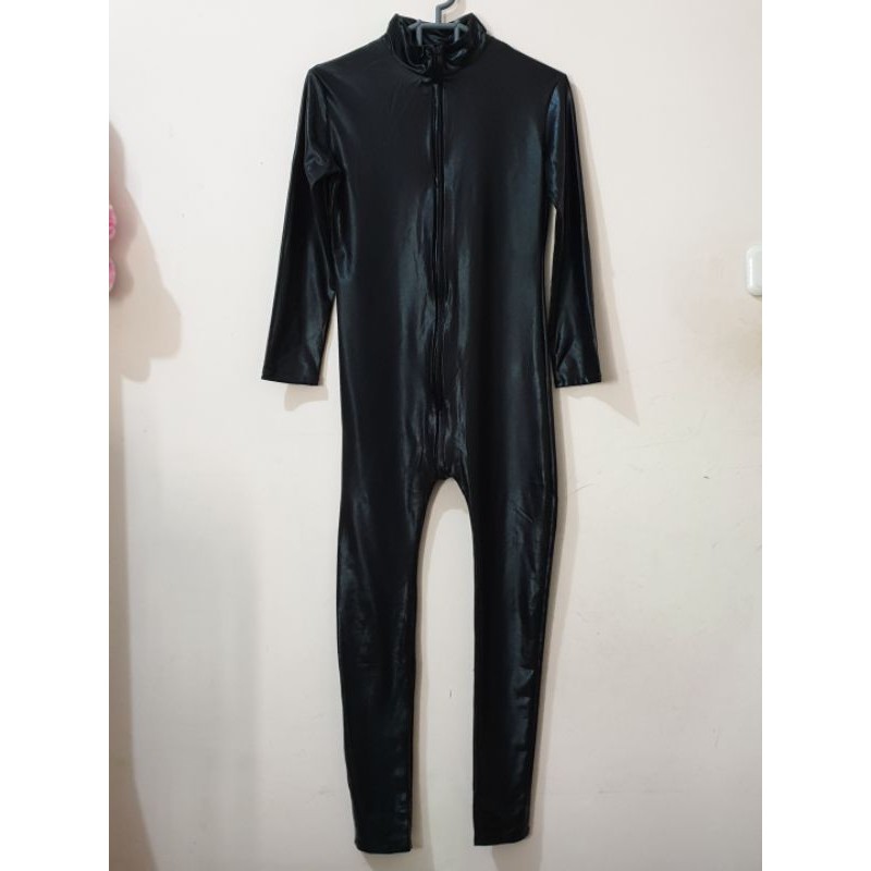 JUMPSUIT LATEX BLACK/SEXY COSTUME