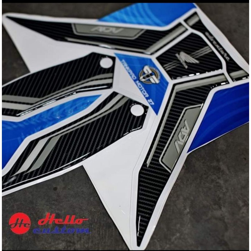 Sticker stiker Resin timbul premium Leher Honda ADV 150