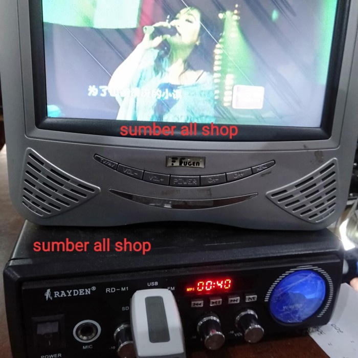 BARU POWER AMPLIFIER KARAOKE VIDEO PLAYER MP3 MP4 MP5. ( AC DC ) *Y?