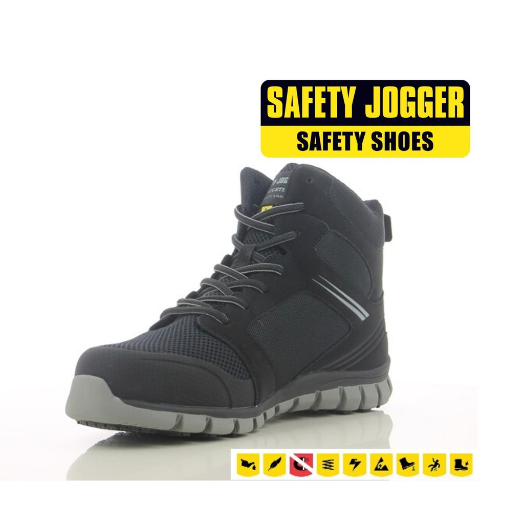 Sepatu Safety JOGGER ABSOLUTE BLACK S1P SRC ESD