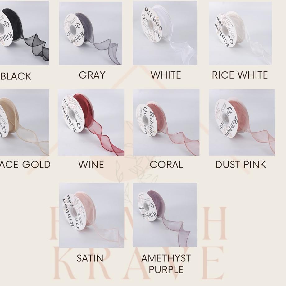 

Ayo Beli RUMAH KRAVE - Pita Organza Organdi Ribbon 4 cm 3KD#