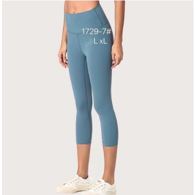 BAYIe -  Celana Legging Senam Wanita 7/8 Import HIGHWAIST/Olahraga/Sport/Zumba/Aerobic/Yoga/Gym INSPORT WSM 1729-7