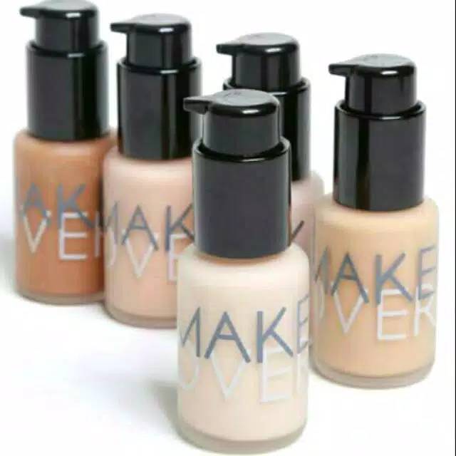 ORIGINAL MAKE OVER Ultra Cover Liquid Matte Foundation / Make Over Alas Bedak 33 ml