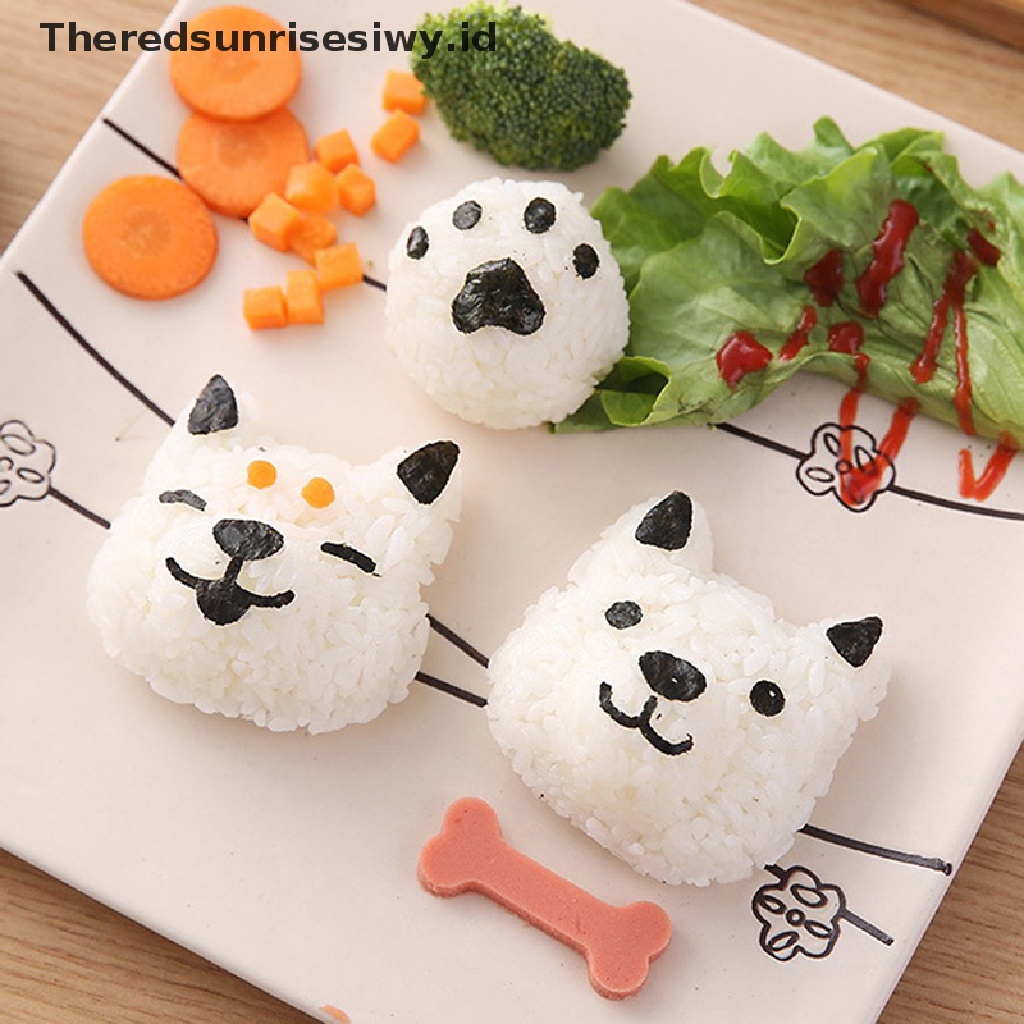 # Alat Rumah Tangga # 1 Set Cetakan Nasi / Sushi / Bento / Onigiri Motif Kartun