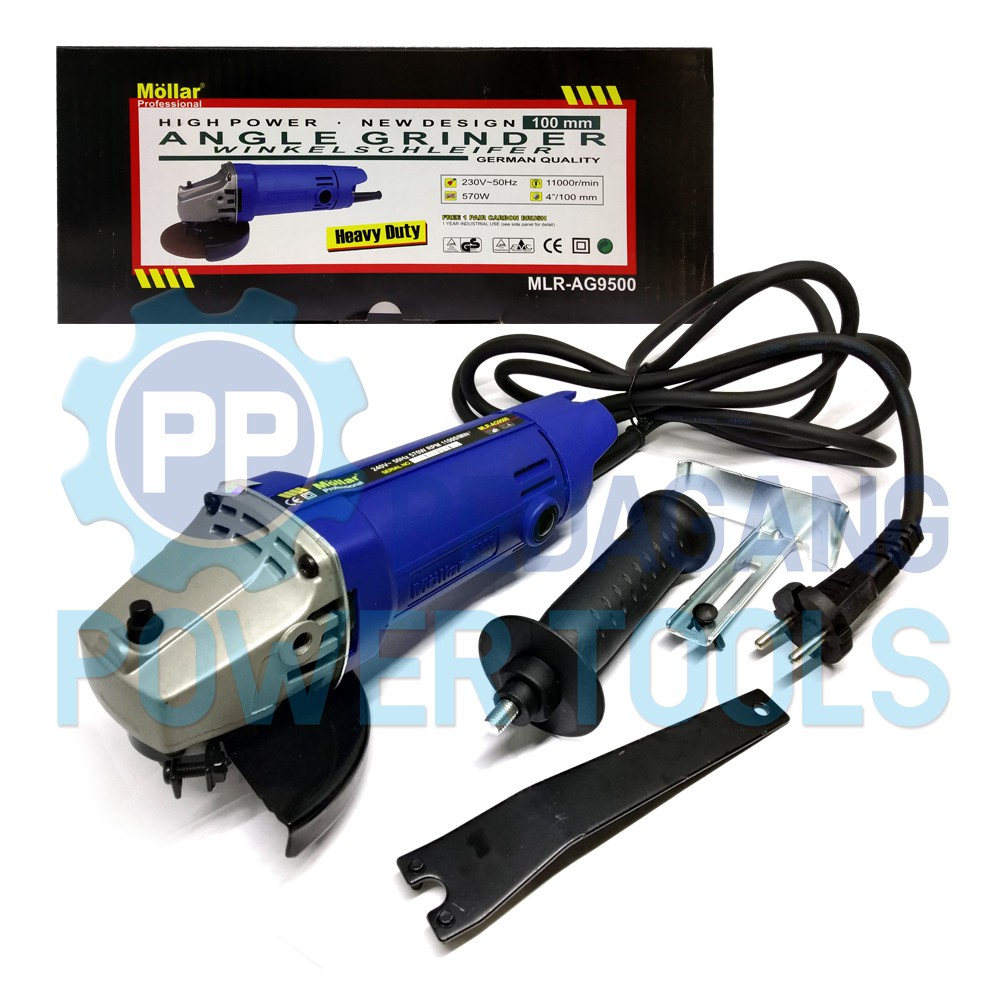 MOLLAR AG9500 MESIN GERINDA TANGAN LISTRIK GURINDA ANGLE GRINDER