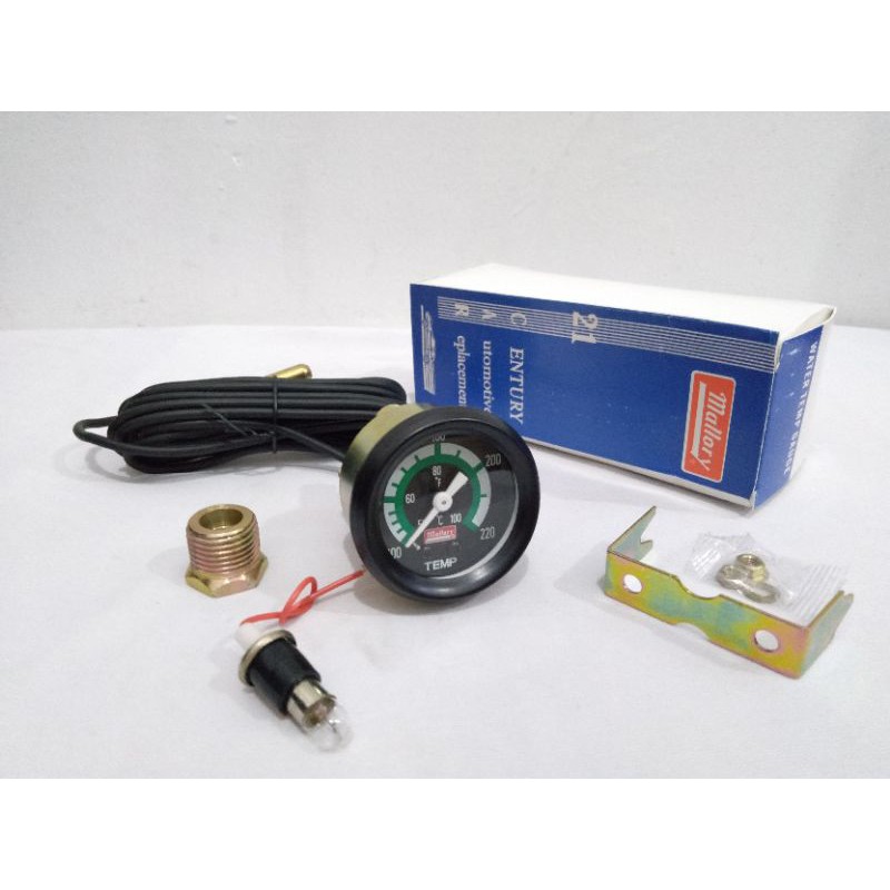 Indikator Temperature Meter Panas Temperatur Water Temperature Meter Universal Mobil Truk Bus Pickup