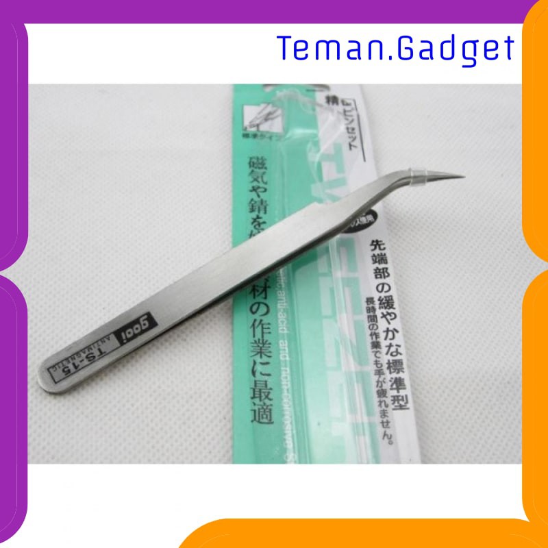 TG-DE116 GOOI Pinset Siku Stainless Steel Laboratorium - TS-15