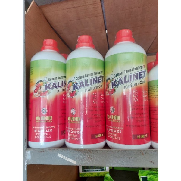 Terlaris Pupuk bunga dan buah Kalinet 1L/Kalinet 1liter