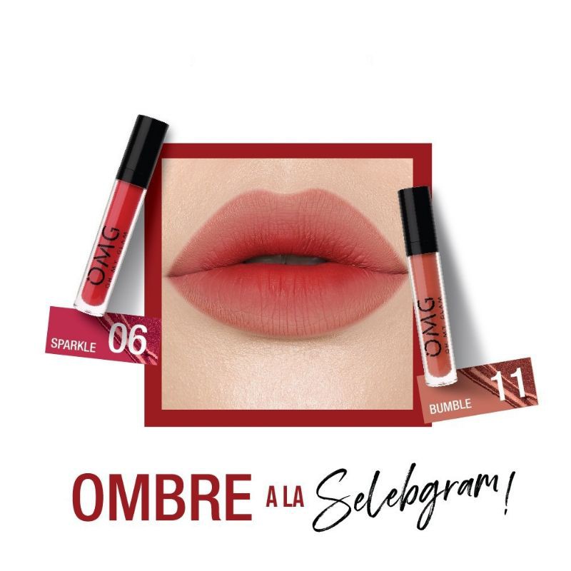 OMG OH MY GLAM lipstik Ombre