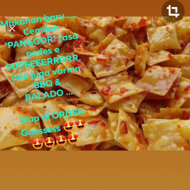 

#Kerupuk PANGSIT / pangsit goreng