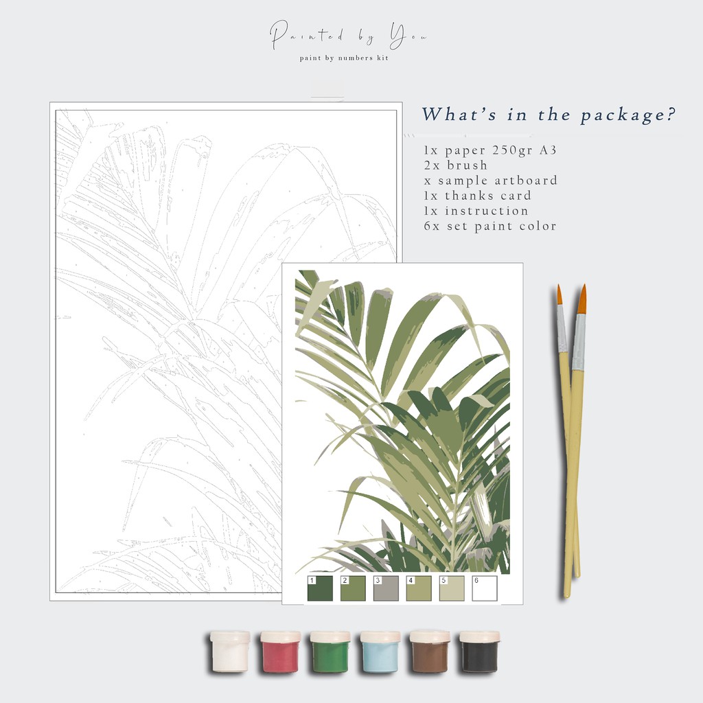 

Paint By Number Kit A3, BT-BOTANICAL--03
