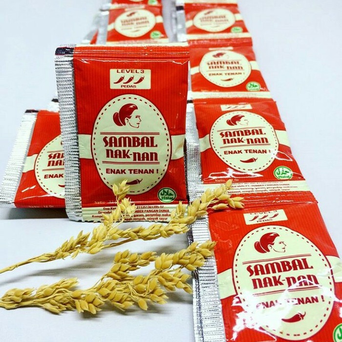 

Sambal-Aneka- Sambal Pedas Naknan Sachet 50Pcs/Pack -Aneka-Sambal.