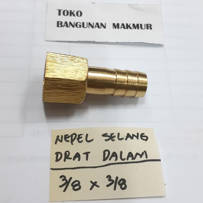 Nepel Selang Drat Dalam 3/8"x3/8"