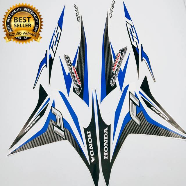 striping honda vario 125 techno old 2014 2015 putih list body standar