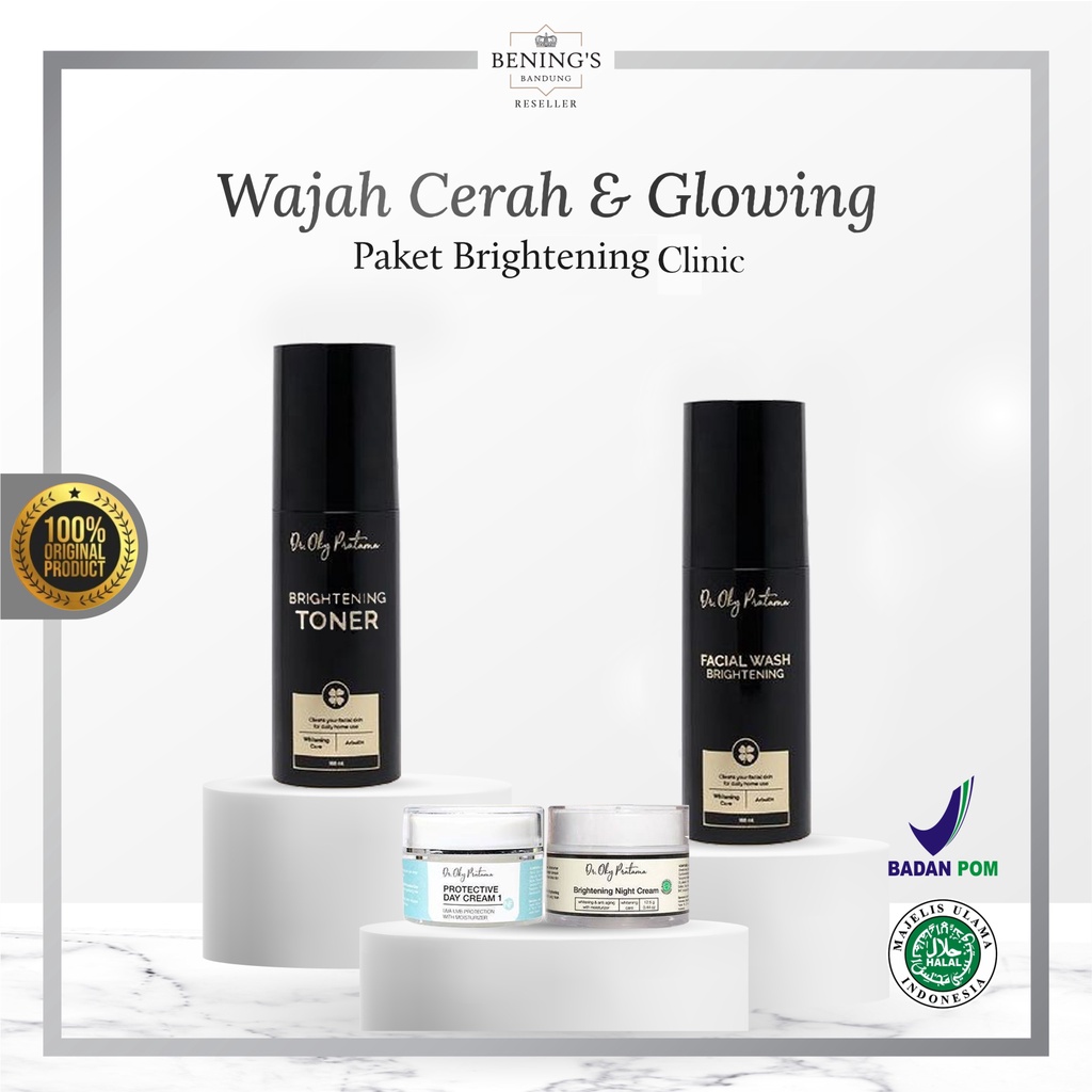 Bening's Brightening Skincare Dr Oky Pratama Benings Clinic Perawatan Kecantikan Pencerah Kulit Waja