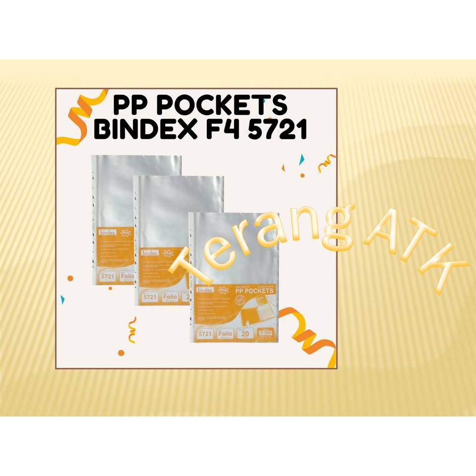 

PP Pocket Bindex 5721 Ukuran Folio [Isi 20 lembar]