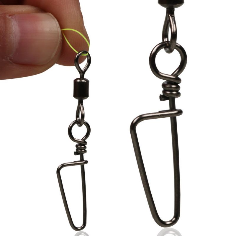 10pcs Jigging Snap Swivel