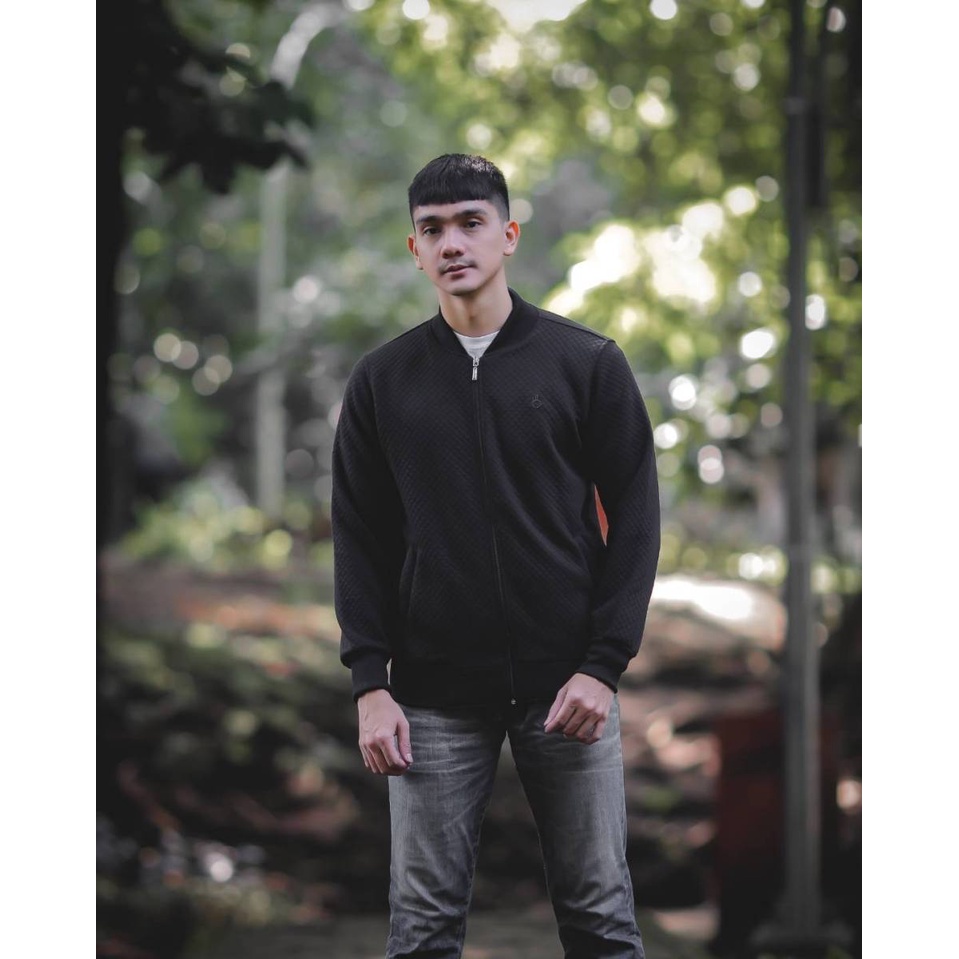 Jaket Sweater COMFY Bomber Polos Unisex