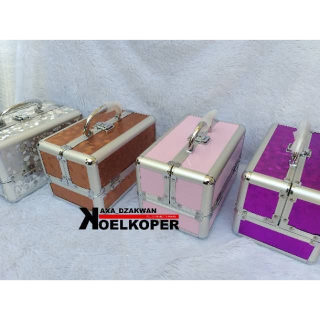 Beautycase box makeup kotak kosmetik mini kotak henna premium banyak warna murah