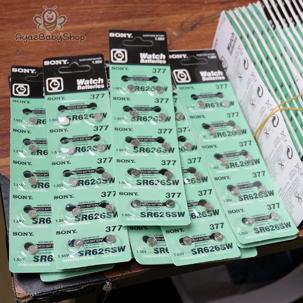Baterai Jam 377 SR626SW Sony Original