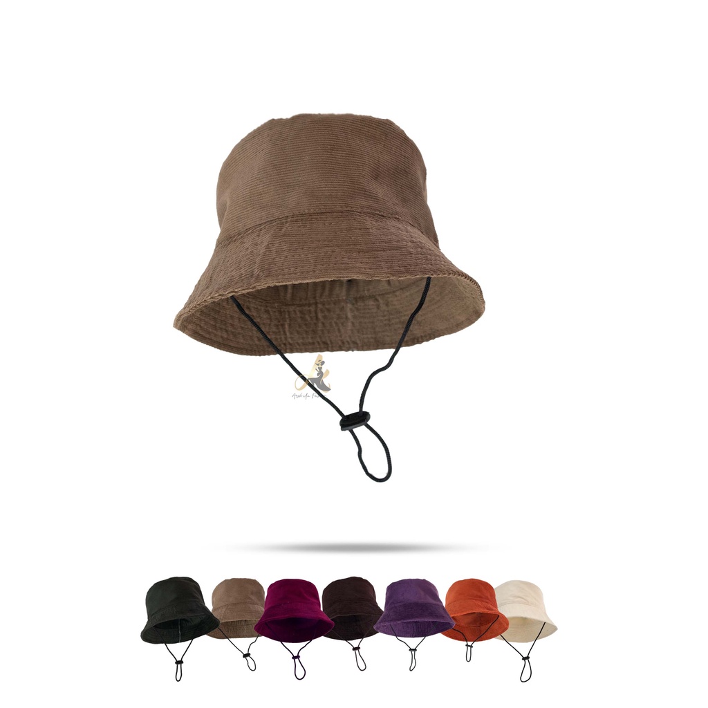 Bucket Corduroy Anak Tali / Bucket Carduroy Anak