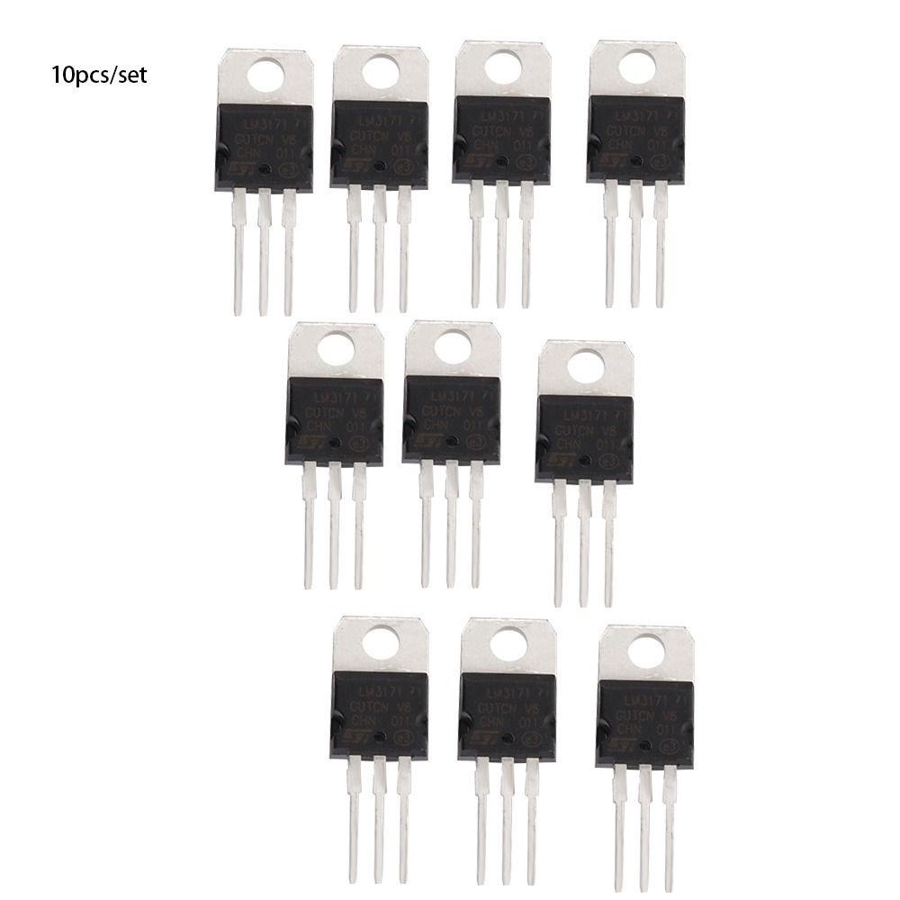 【 ELEGANT 】 Regulator Tegangan 10Pcs LM317T/LM317 1.2V Ke 37V Power Supply