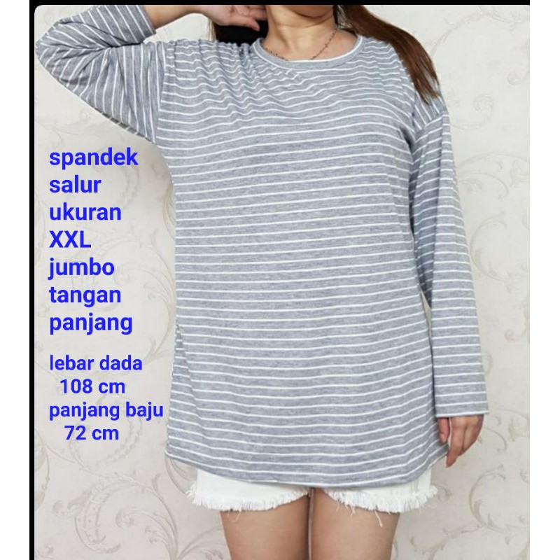 tokoabelgrosir kaos  salur tgn pjg xxl jumbo