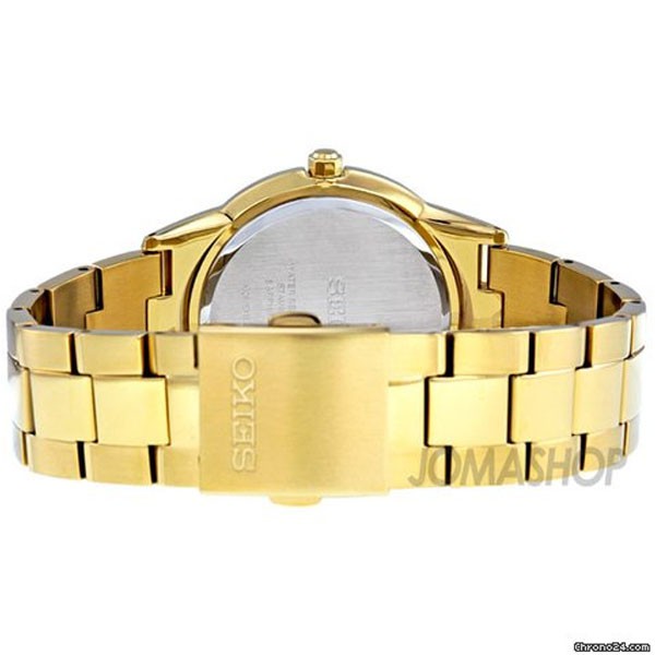 Seiko Quartz SGEF46P1 Classic Gold Plated Bracelet | Jam Pria SGEF46
