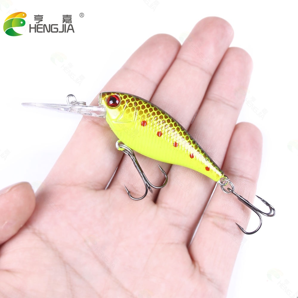 Hengjia 1pc Umpan Pancing Tiruan Bentuk Ikan Kecil 8cm 7.2g