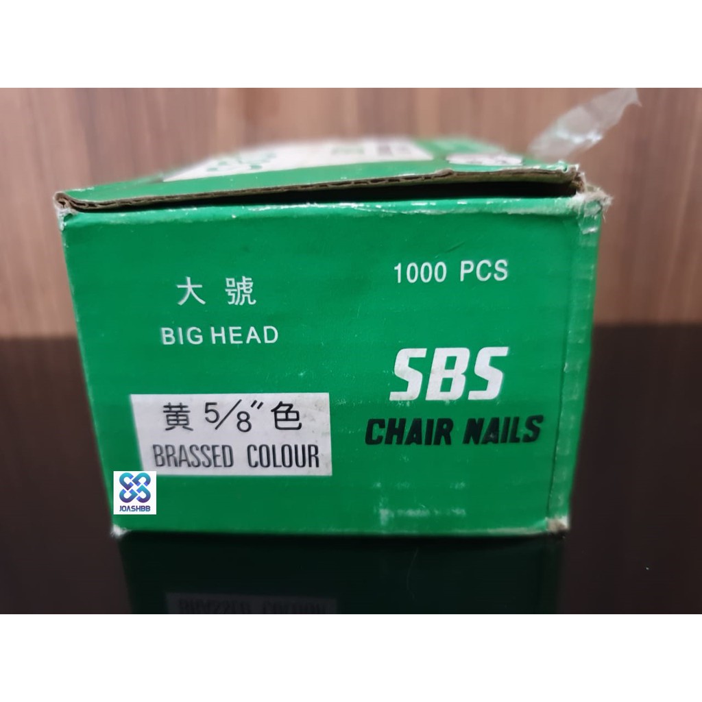 Paku Payung Besar 5/8&quot; (1.6cm) isi 900 - 1000buah / Paku Pines / Chair Nail