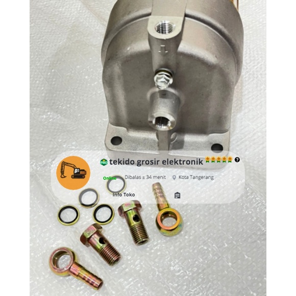 Fuel Filter Housing Assy rumah filter Solar Assy SK200-8