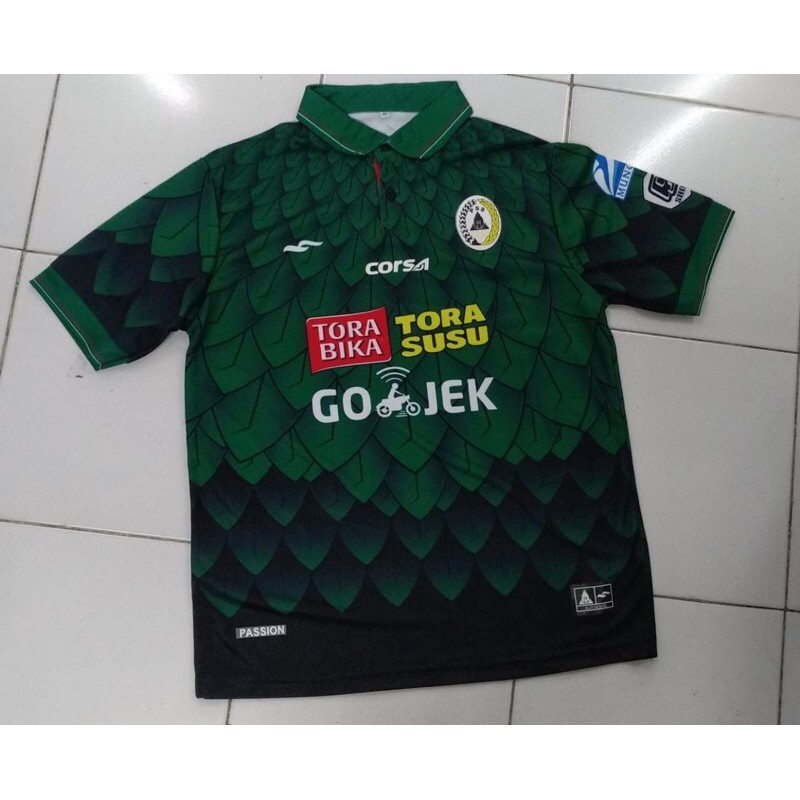 Jersey Kaos Baju Sepak Bola PS PSS Sleman Home Away Hijau Elang Liga 2 1 Musim Season 2017 2018 2021