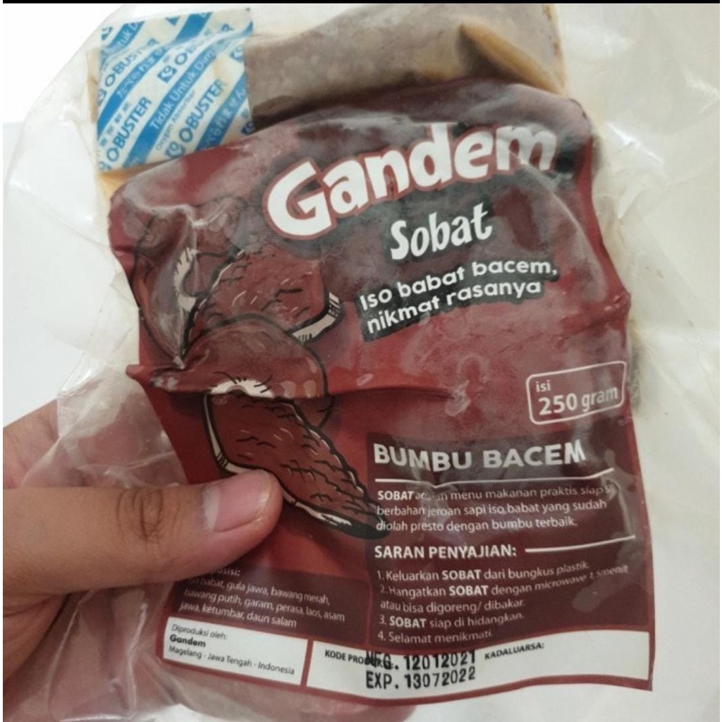 

Sobat Gandem/ Iso Babat Bumbu Bacem dan Sambal