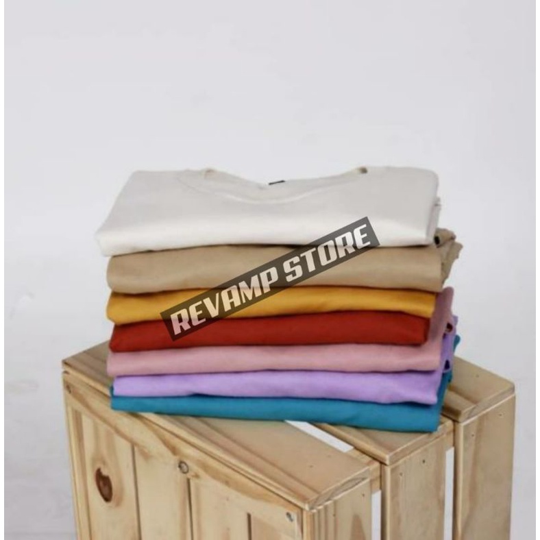 KAOS POLOS LENGAN PENDEK MURAH COTTON COMBED 30S COKLAT KOPI HIJAU ARMY BOTOL FUJI HIJAU MUDA TOSCA