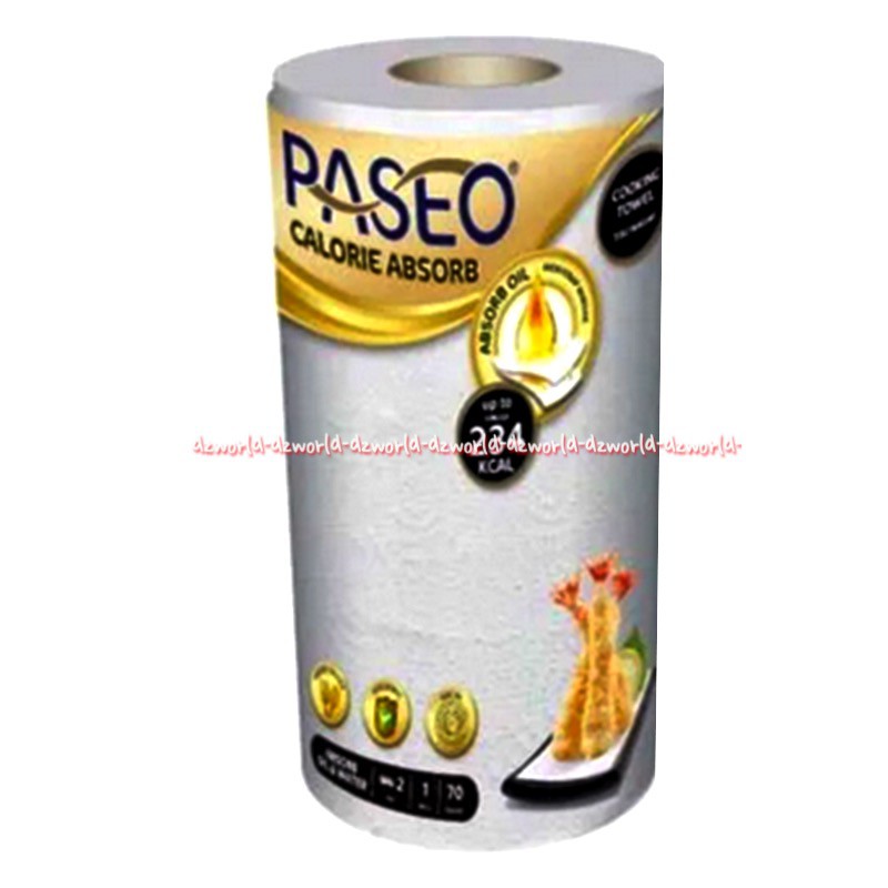 Paseo Calorie Absorb 70sheet Tissue Dapur Menyerap Minyak Makanan Kitchen Tisue 70 Lembar Paseo Kalorie Absorseb Tisu Menyerap Minyak Gorengan