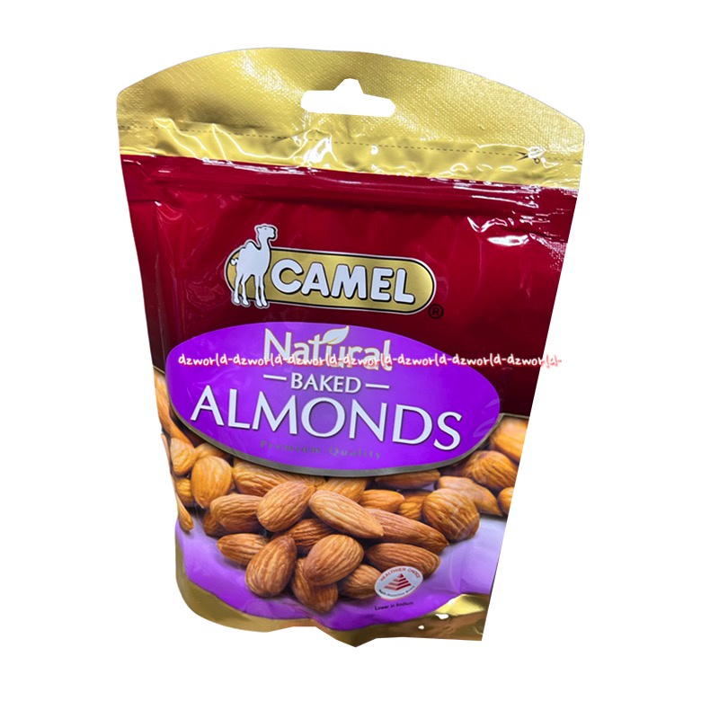 Camel Natural Baked 150gr Almonds Nuts Camels Nut Kacang Almond Panggang Bakar Premium